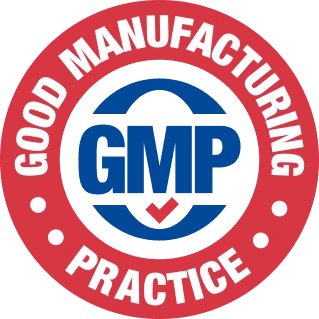 GMP-Certified badge